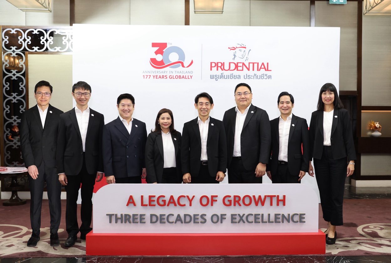 พรูเด็นเชียล ประเทศไทย ครบรอบ 30 ปี ผนึกรากฐาน 177 ปีระดับโลกก้าวสู่ ‘AI-First Organization’ นำการเปลี่ยนแปลงเชิงบวก ส่งต่อโลกยั่งยืนแก่คนรุ่นต่อไป