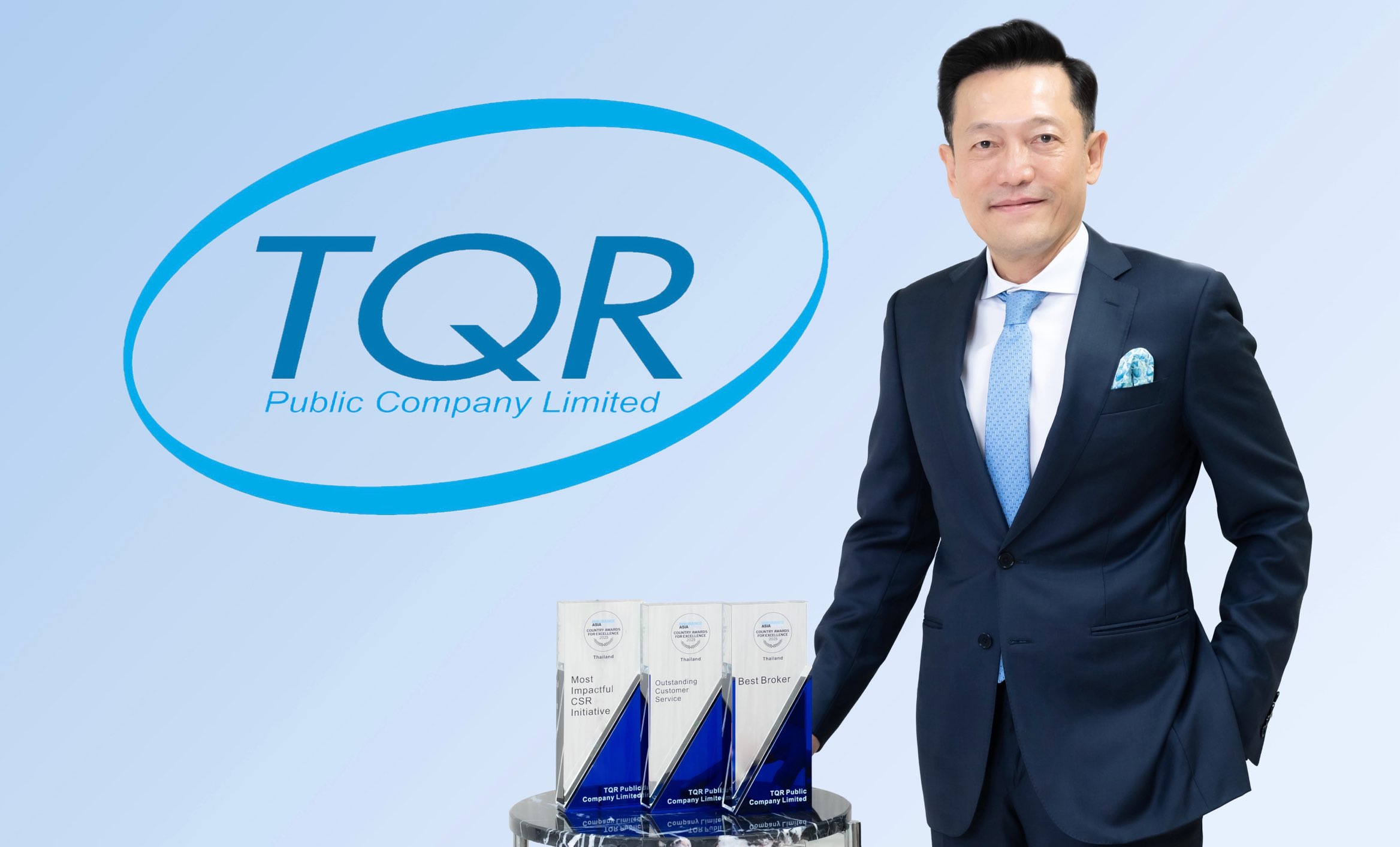 TQR คว้า 3 รางวัลจาก InsuranceAsia News Country Awards for Excellence 2025