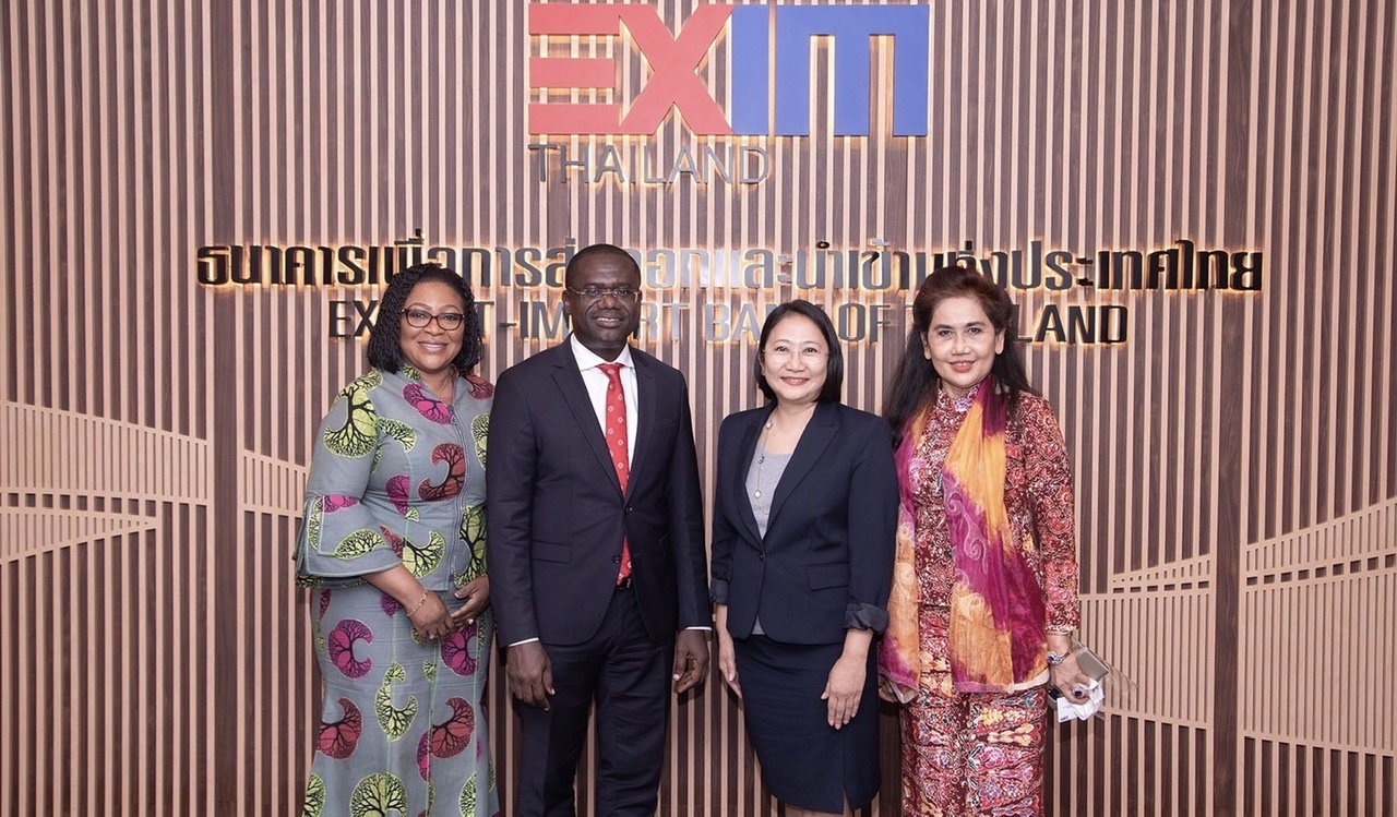EXIM BANK พบปะหารือแนวทางสนับสนุนการค้าการลงทุนไทยในธุรกิจการเกษตรสาธารณรัฐกานา