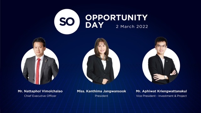 SO พบนักลงทุนลั่นปักหมุดเป็น Tech Company รายใหม่ของเมืองไทย โดดเด่นด้านจ้างเหมาบริการครบวงจร ดึงพันธมิตร ผนึกสตาร์ทอัพสร้างนวัตกรรมและการบริการแบบใหม่