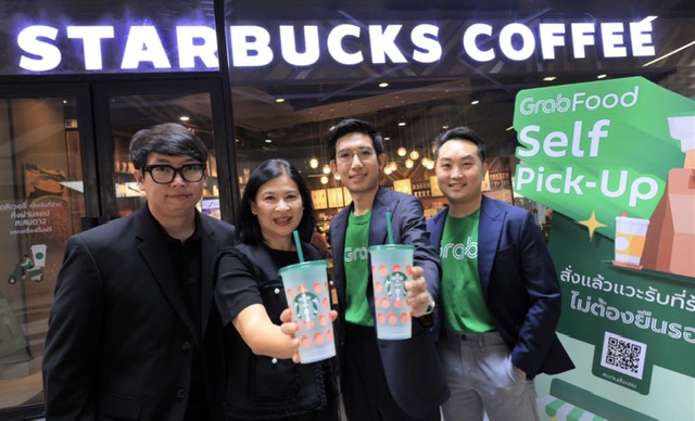 สตาร์บัคส์ ประเทศไทย จับมือ แกร็บ เปิดตัวบริการใหม่ 'Self Pick-Up'ตอบสนองความสะดวกสบายของลูกค้า พร้อมมอบ ‘ประสบการณ์สตาร์บัคส์’ ที่ดีกว่าเดิม
