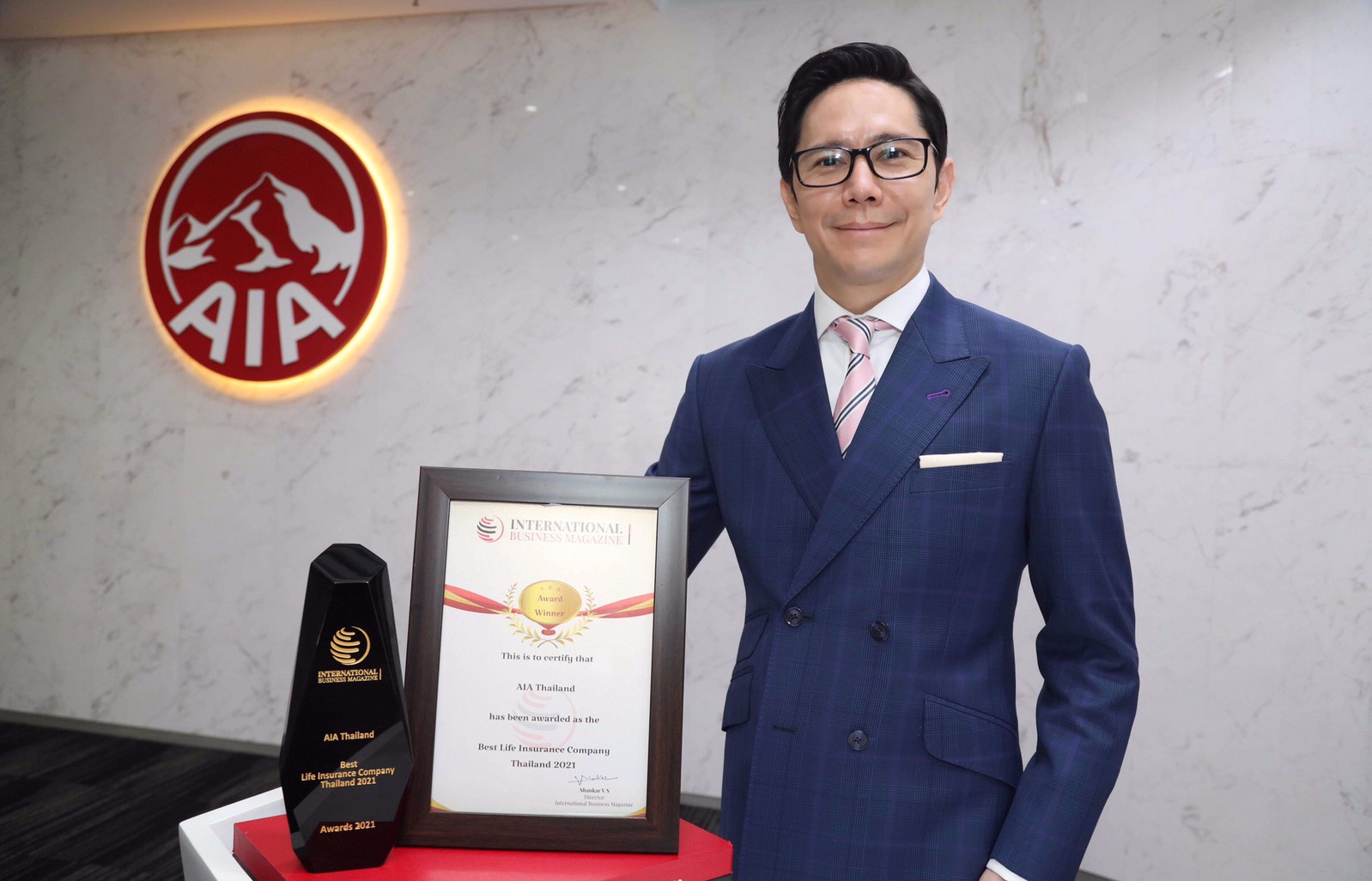 เอไอเอ รับรางวัล Best Life Insurance Company Thailandปี 2564 