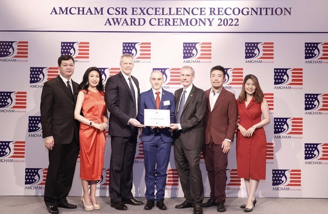 เอไอเอ ประเทศไทย รับรางวัลดีเด่นด้านกิจการเพื่อสังคม จากสภาหอการค้าอเมริกัน (AMCHAM CSR Excellence Recognition Award) เป็นปีที่ 11 ติดต่อกัน