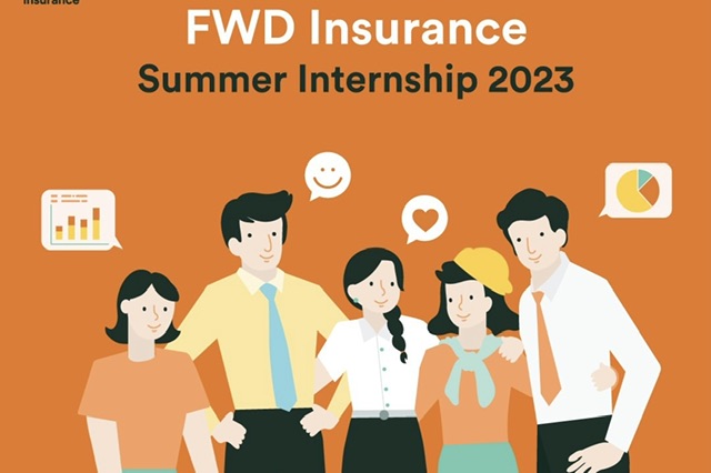 FWD ประกันชีวิต ชวนนิสิตนักศึกษาร่วมเปลี่ยนมุมมองของผู้คนที่มีต่อการประกันชีวิต  ผ่านการฝึกงานกัโครงการ FWD Insurance Summer Internship 2023
