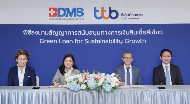 ครั้งแรกกับการผนึกกำลังจากสององค์กรยักษ์ใหญ่ BDMS และทีเอ็มบีธนชาตเพื่อสนับสนุนโครงการสีเขียวที่เป็นมิตรต่อสิ่งแวดล้อมไทย ที่ได้รับมาตรฐานระดับสากล