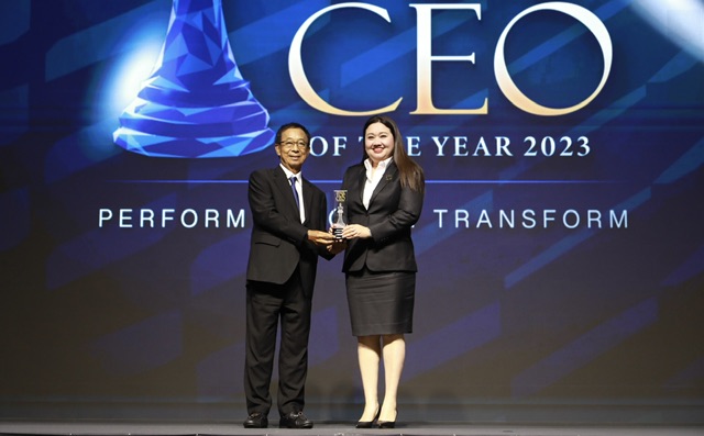 CEO หญิง TQMalpha คว้ารางวัล “THAILAND TOP CEO OF THE YEAR 2023”ตอกย้ำความเป็นสุดยอดผู้นำองค์กรแห่งปี