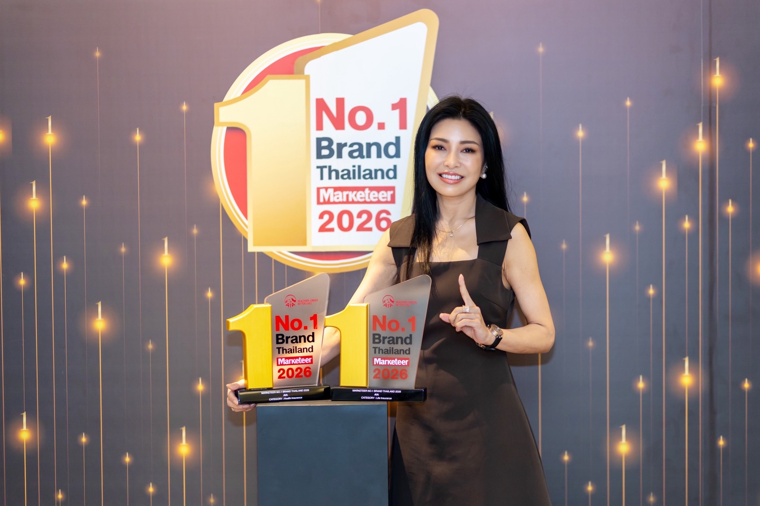 เอไอเอ ประเทศไทย คว้ารางวัล“Marketeer No.1 Brand Thailand 2026” ติดต่อกันเป็นปีที่ 15