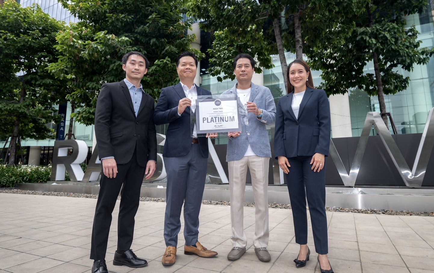 RASA TWO ร่วมกับเอสซีจี เดินหน้าอาคารสำนักงานยั่งยืนแห่งอนาคตผ่านการรับรองมาตรฐานLEED เวอร์ชันล่าสุด v4.1 O+Mระดับ Platinum เพื่อยืนยันความมุ่งมั่นสู่ความยั่งยืน