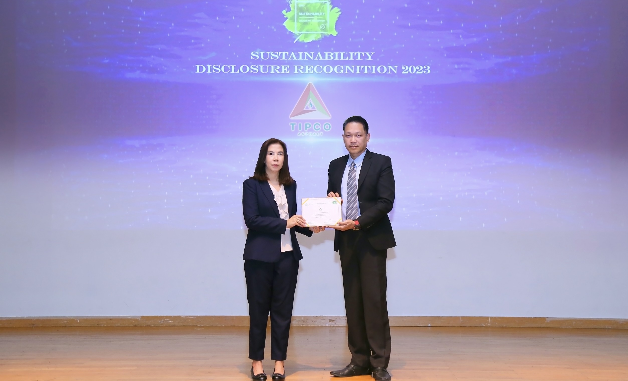 TASCO รับรางวัลเกียรติคุณ Sustainability Disclosure Award ประจำปี 2566 ต่อเนื่อง 5 ปีซ้อน
