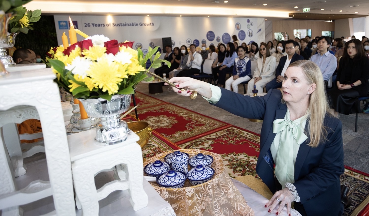 กรุงไทย–แอกซ่า ประกันชีวิต จัดพิธีทำบุญเสริมสิริมงคลต้อนรับปีใหม่ 2567