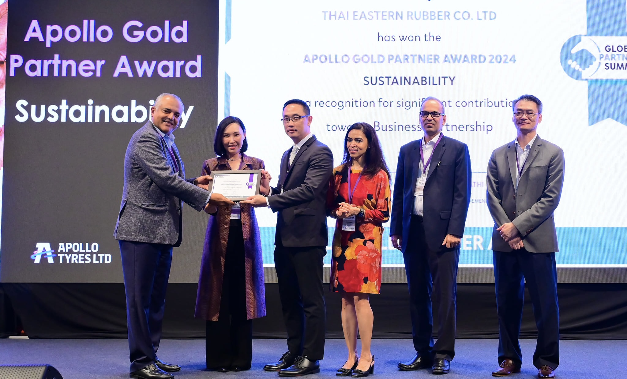 TEGH คว้ารางวัล Apollo Gold Partner Award 2024