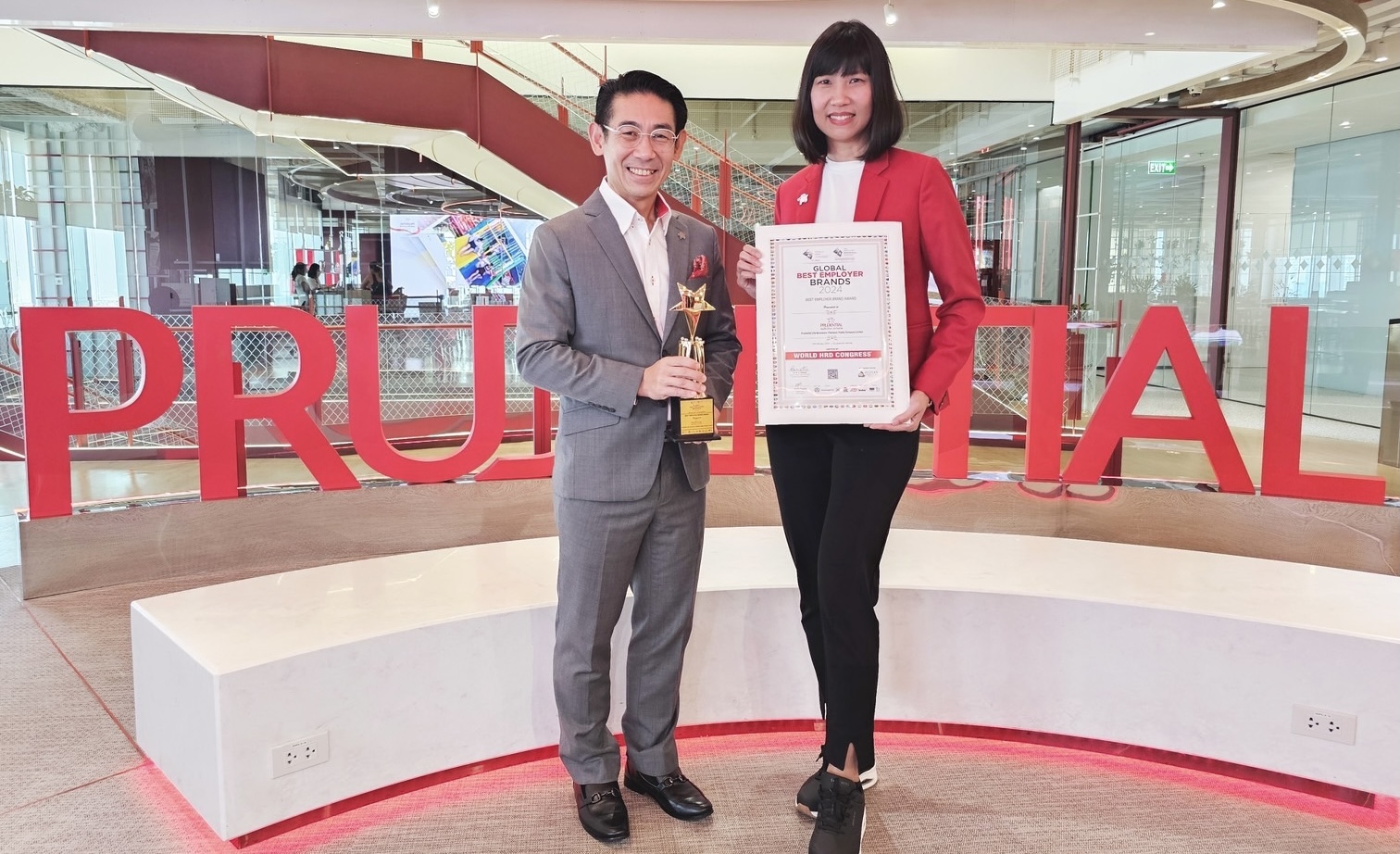 พรูเด็นเชียล ประเทศไทย คว้ารางวัลสุดยอดนายจ้างระดับโลก“Global Best Employer Brand Awards 2024”