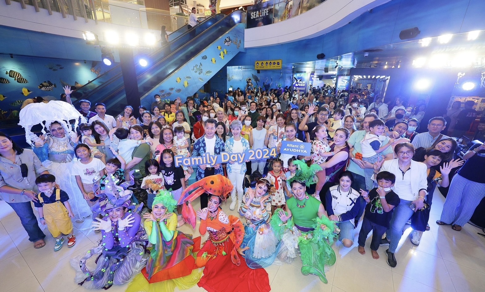 อลิอันซ์ อยุธยา “Family Day 2024” พาลูกค้าท่องโลกใต้ทะเล SEA LIFE Bangkok