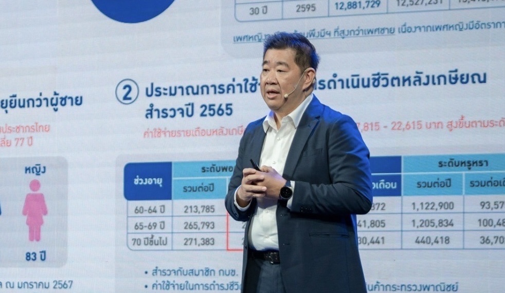 เลขาธิการ กบข. เปิดวิสัยทัศน์Freedom for Living ให้สมาชิกเกษียณมีสุข วางฐานบริหารกองทุน พร้อมผลักดัน กบข. เป็นกองทุนที่มั่นคง