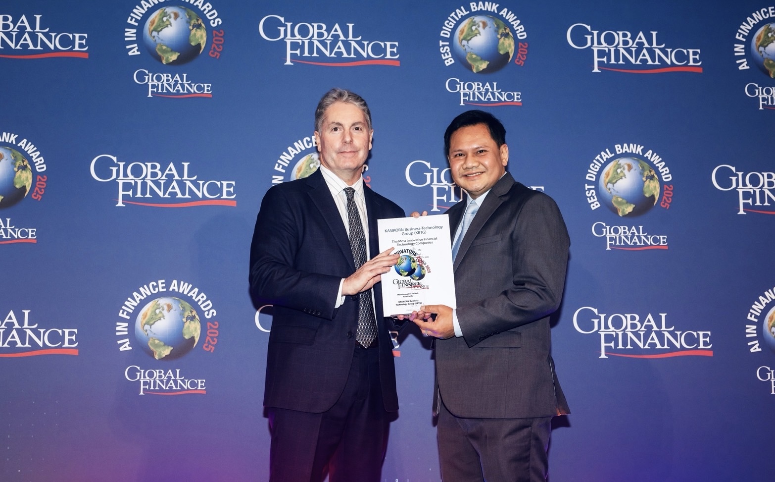 KBTG คว้ารางวัล The Innovators 2025 ในสาขา Most Innovative Financial Technology Company in Asia-Pacific จากนิตยสาร Global Finance
