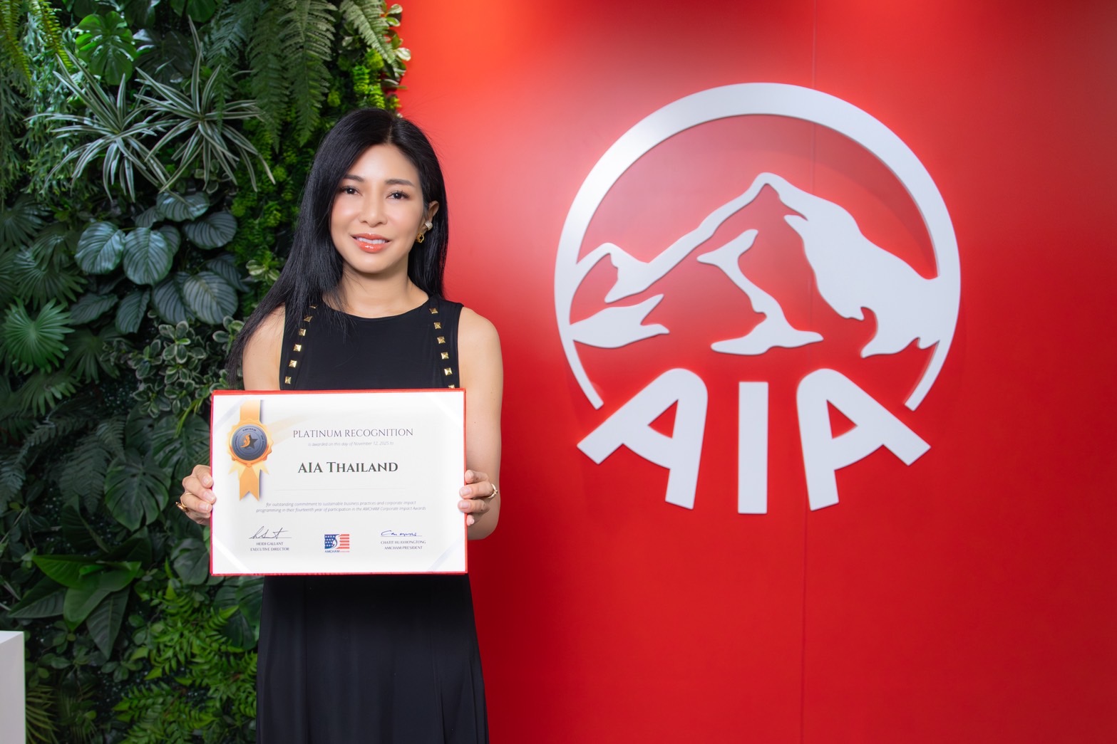เอไอเอ ประเทศไทย คว้ารางวัลดีเด่นด้านกิจการเพื่อสังคม จากสภาหอการค้าอเมริกันระดับ Platinum เป็นปีที่ 14 ติดต่อกัน จากโครงการ “เอไอเอ แชร์ริ่ง อะ ไลฟ์” ครั้งที่ 12