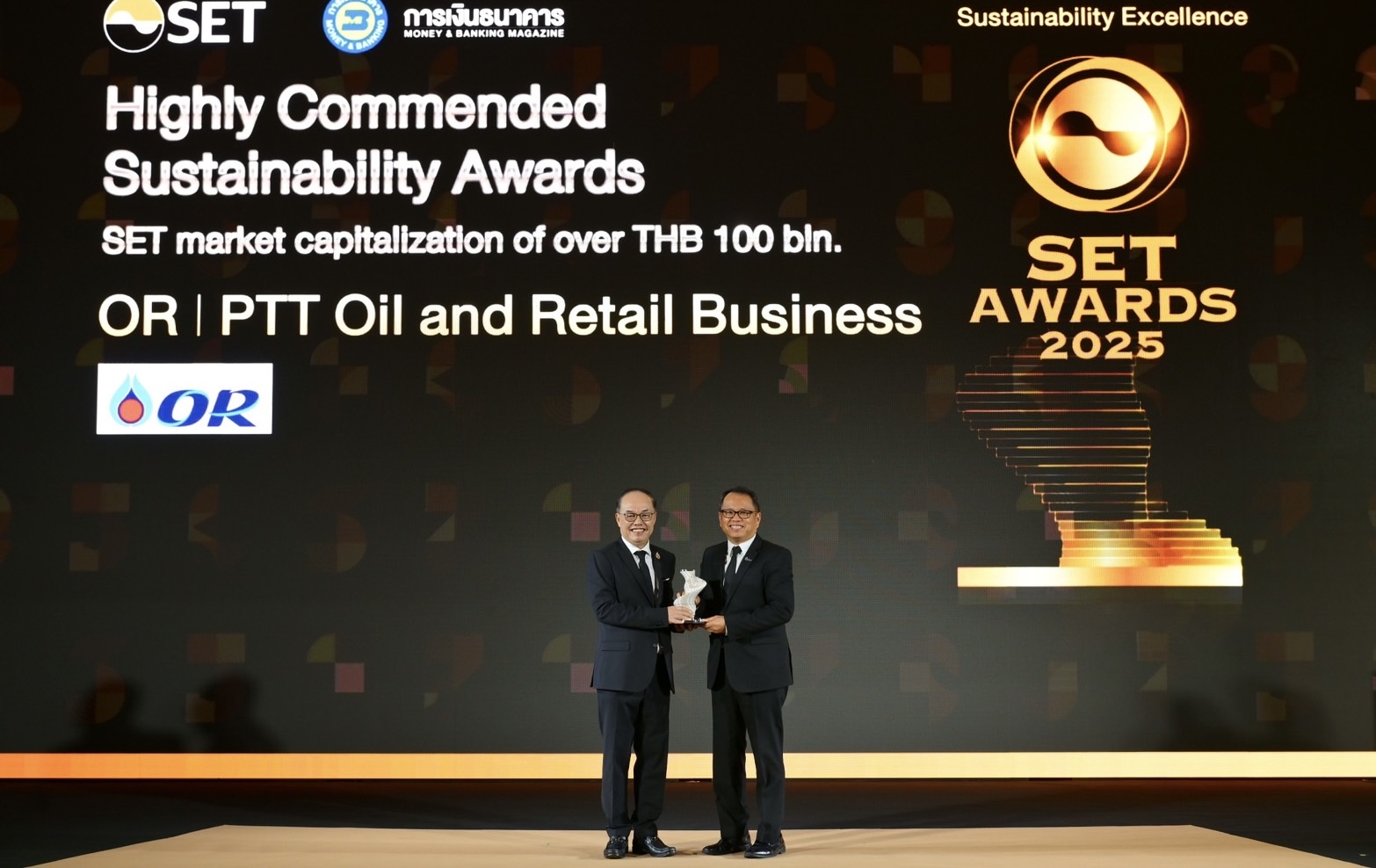 OR คว้ารางวัล Highly Commended Sustainability Awards จาก SET Awards 2025 