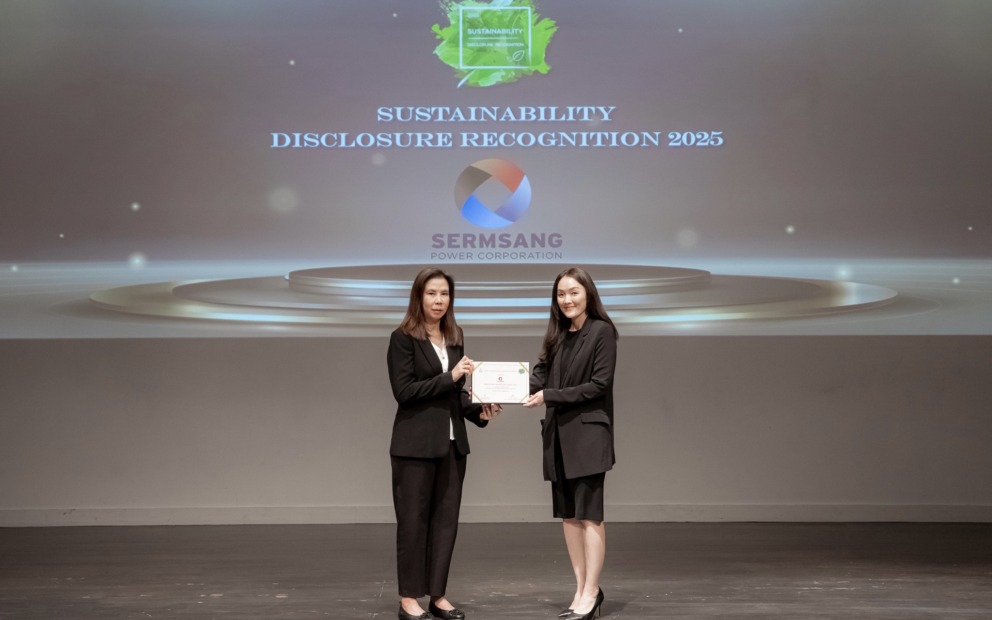 SSP คว้ารางวัล Sustainability Disclosure Recognition 2025ต่อเนื่องปีที่ 2