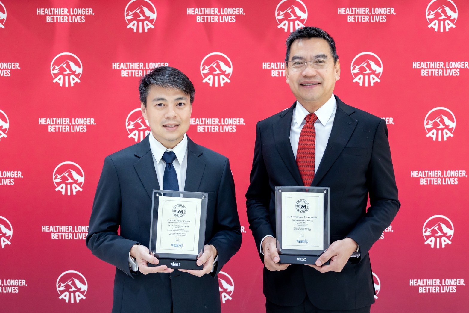 บริษัท หลักทรัพย์จัดการกองทุนเอไอเอ (ประเทศไทย) จำกัด ได้รับรางวัล TOP Investment Managementจาก The Asset ในงาน Asset Benchmark Research Awards 2025