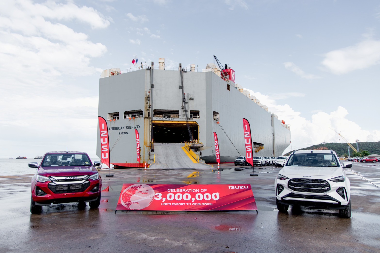 อีซูซุขับเคลื่อนเศรษฐกิจ ส่งออกรถจากฐานการผลิตไทยไปตลาดโลกครบ 3ล้านคัน