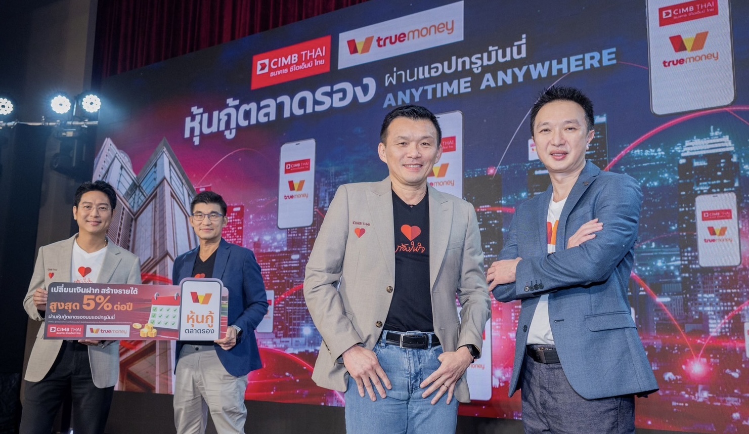 ธนาคาร CIMB THAI เปิดช่องทางลงทุนหุ้นกู้ตลาดรอง ผ่านแอปทรูมันนี่