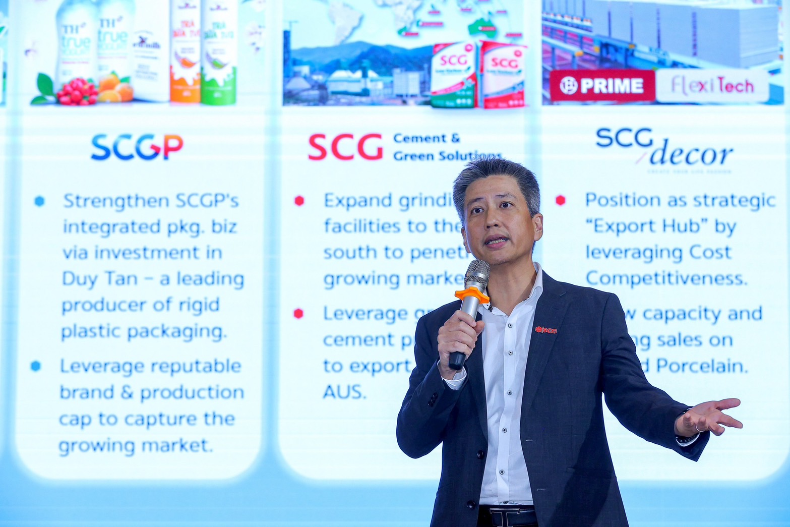 เอสซีจีชูกลยุทธ์ Regional Optimization สู่การเติบโตยั่งยืนหนุนเวียดนามฐานผลิต–ส่งออกตลาดโลก ชูSCGD ครองตลาดวัสดุตกแต่งพื้นผิว–กระเบื้องเซรามิก พร้อมดันธุรกิจซีเมนต์เร่งขยายปูนคาร์บอนต่ำสู่ตลาดโลก