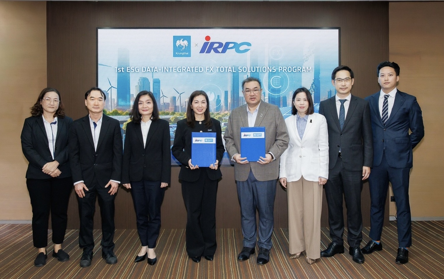กรุงไทย-ไออาร์พีซี” ยกระดับการบริหารอัตราแลกเปลี่ยนผ่าน ESG Platform บูรณาการข้อมูล    ด้านสิ่งแวดล้อม สังคม และธรรมาภิบาล ตอบโจทย์ธุรกิจเติบโตอย่างยั่งยืน