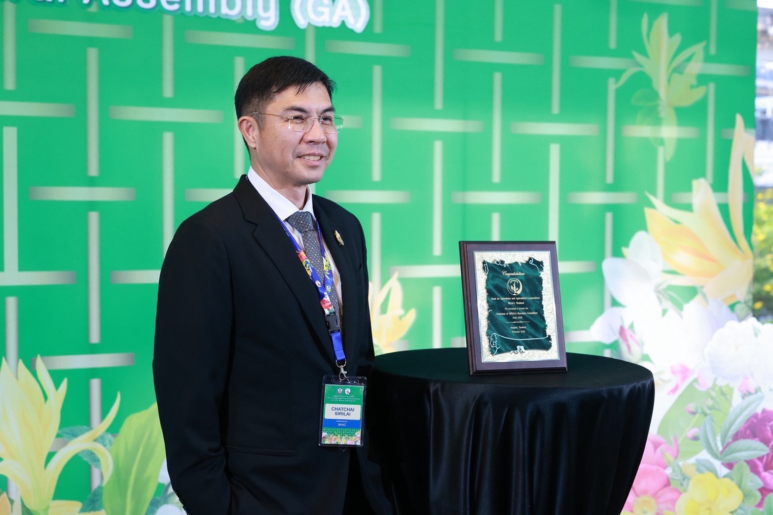 ผู้จัดการ ธ.ก.ส. รับมอบตำแหน่งประธานคณะกรรมการบริหารสมาคมสินเชื่อการเกษตรและชนบทแห่งภาคพื้นเอเชียและแปซิฟิก