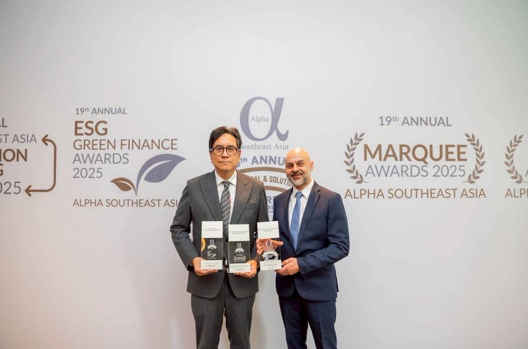 CIMB THAI ประสบความสำเร็จ 3 ดีลยักษ์ จัดโซลูชันการเงินและตราสารหนี้เพื่อความยั่งยืน   คว้า 3 รางวัลระดับภูมิภาค Alpha Southeast Asia จากเวที 19th Annual Deal & Solution and ESG Awards 2025
