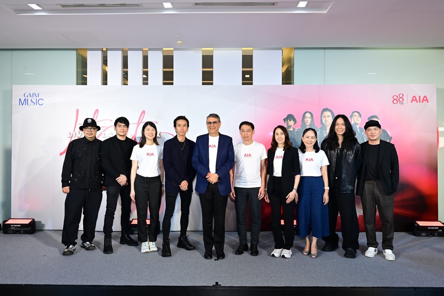 เอไอเอ ประเทศไทย Kick off ปีที่ 88 เตรียมจัดคอนเสิร์ต “Let It Live - Let it Last – Let it Rock” นำทีมโดย Bodyslam และศิลปินชั้นนำคับคั่งพร้อมชวนคนไทยร่วมเป็นส่วนหนึ่งของการเฉลิมฉลองครั้งยิ่งใหญ่