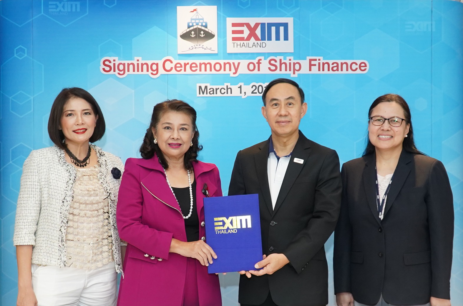 EXIM BANK สนับสนุนสินเชื่อพาณิชยนาวีแก่ วี.แอล.เอ็นเตอร์ไพรส์