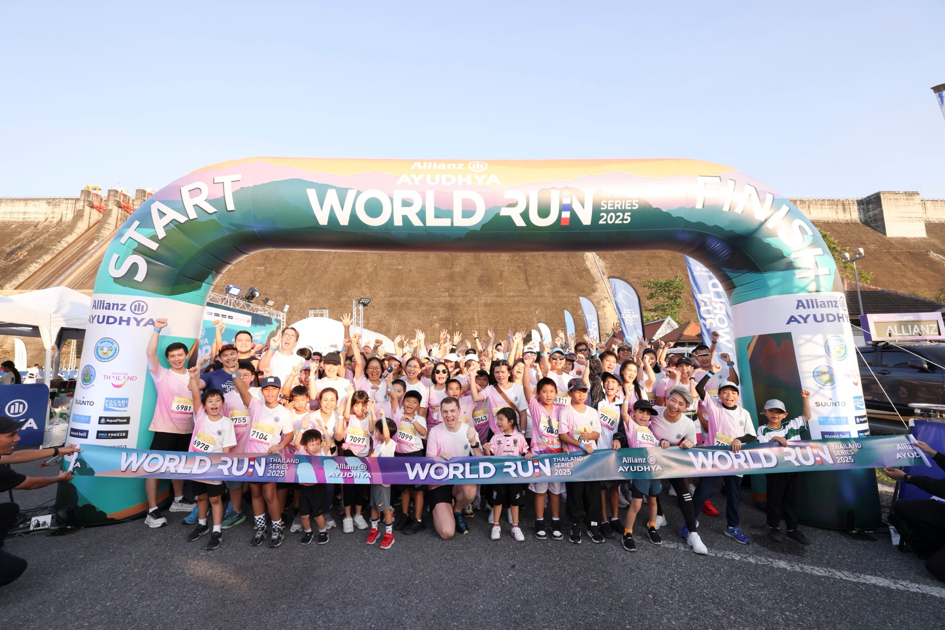 อลิอันซ์ อยุธยา จัดงานวิ่งรับลมหนาว อลิอันซ์ อยุธยา เวิลด์ รัน ไทยแลนด์ ซีรี่ย์ 2025พิชิตเส้นทางสันเขื่อนขุนด่านฯ แลนด์มาร์กแห่งนครนายก